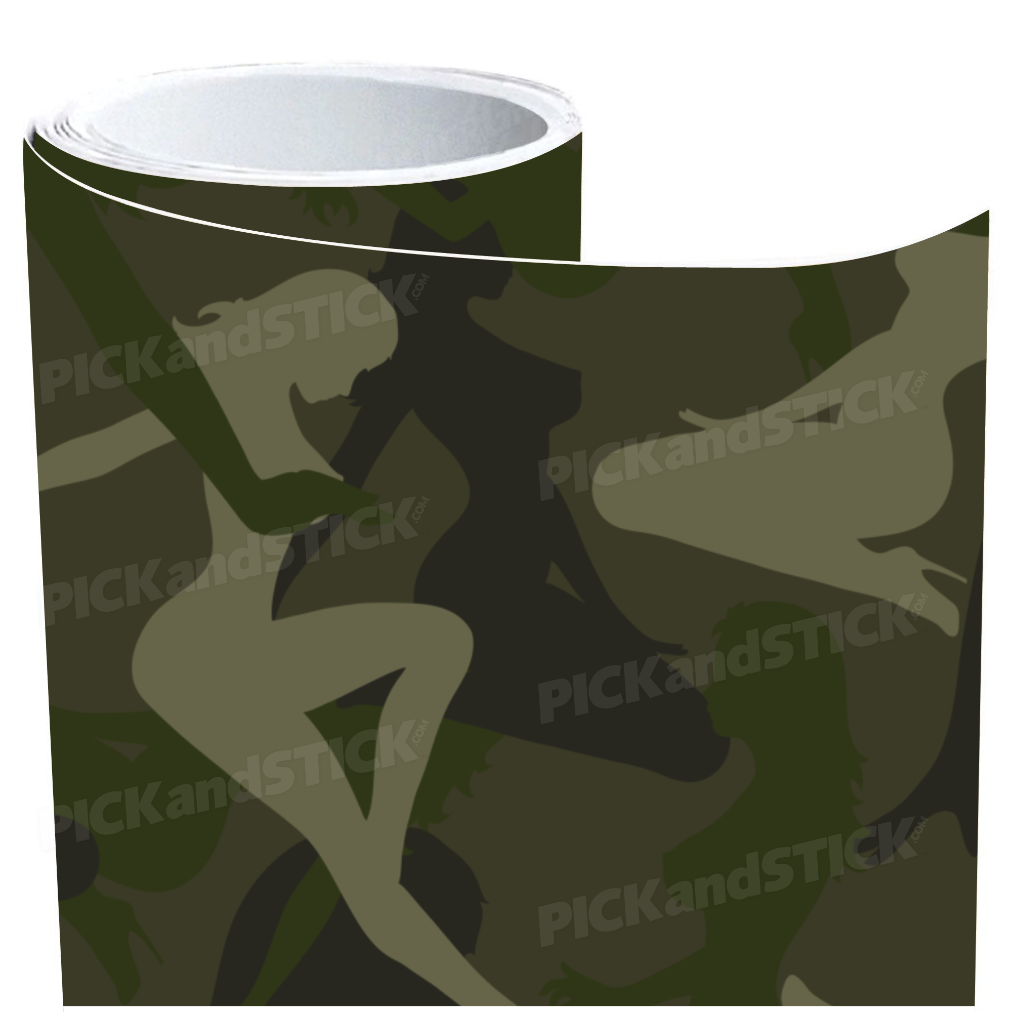 Trucker Camo Green Wrap