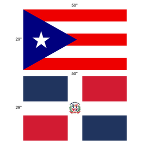 Food Trailer Flags 29" T x 50" W